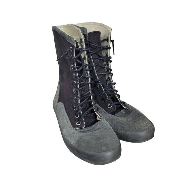 Seavees Boots Combat Boot Black Gray Women's Size 10 - Picture 2 of 8